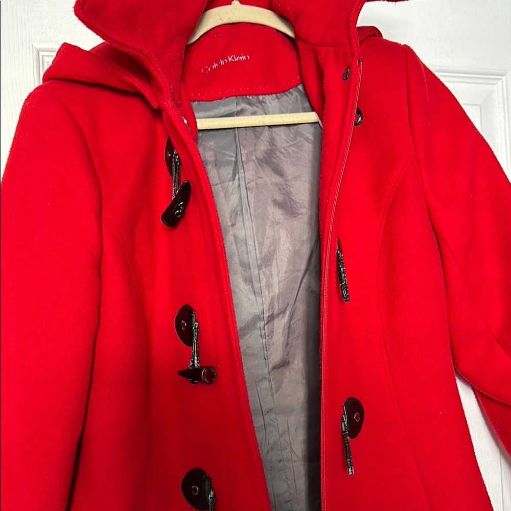 Calvin Klein Women's Red Coat